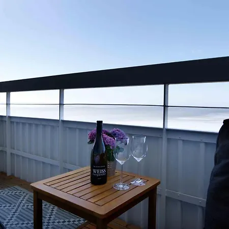 Lotsenbude Mit Traumhaftem Blick Ueber Nordsee Etage 18 شقة