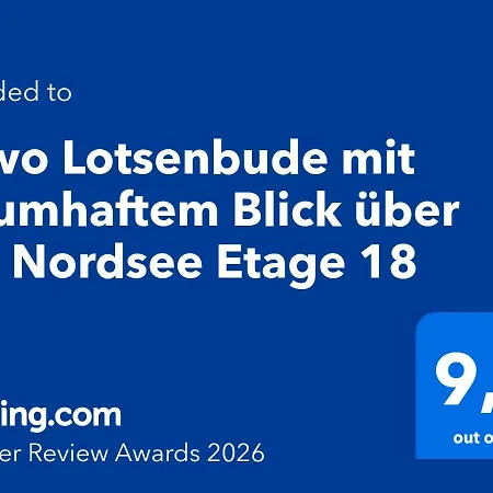 Lotsenbude Mit Traumhaftem Blick Ueber Nordsee Etage 18