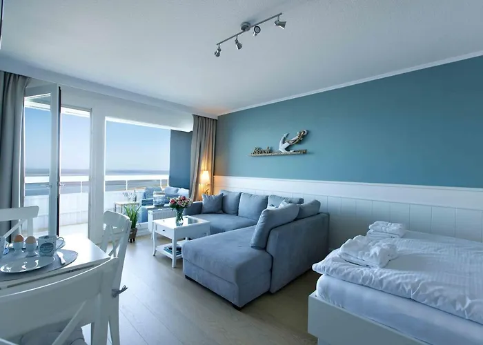 Lotsenbude Mit Traumhaftem Blick Ueber Nordsee Etage 18 Büsum